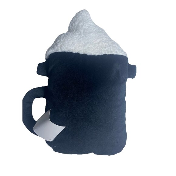 Winter Hot Cocoa Mug Plush Throw Pillow Seasonal Accent Pillow 9.75”x12” - Picture 5 of 8